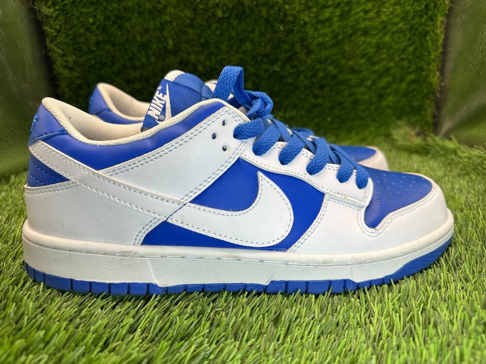 Nike Dunk Low DD1391-401 Athletic Sneaker Womens 8 Blue Leather Training Workout